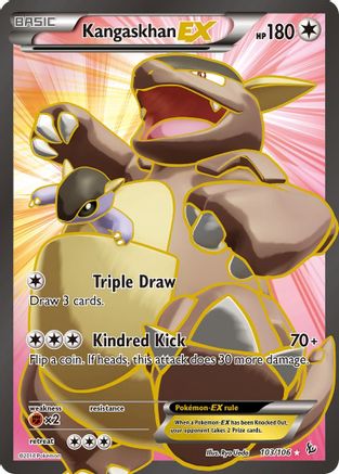 Kangaskhan EX (103 Full Art) (103/106) Holofoil [Flashfire] - Ultra Rare