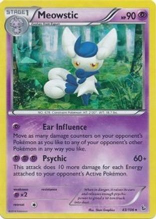 Meowstic (XY Flashfire) (43/106) Holofoil [Deck Exclusives] - Holo Rare