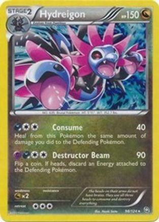 Hydreigon (Cracked Ice Holo) (98/124) Holofoil [Deck Exclusives] - Holo Rare