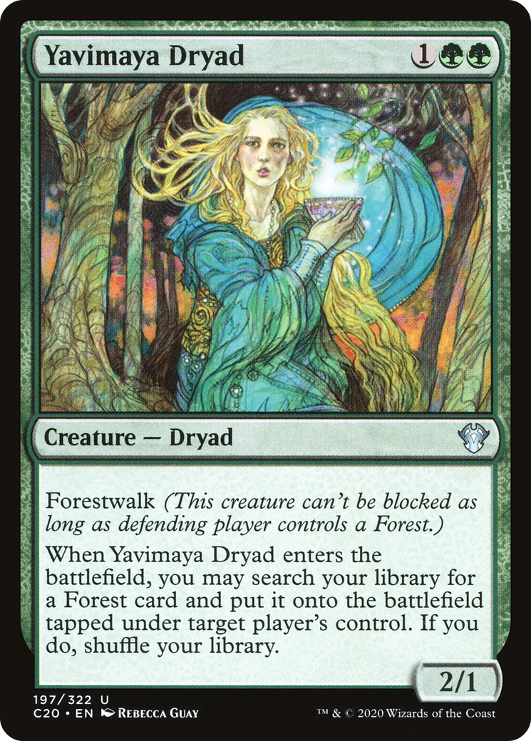 Yavimaya Dryad (C20-197) - Commander 2020