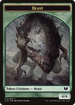 Beast // Snake (017) Double-Sided Token (C15-13 // 17) - Commander 2015 Tokens