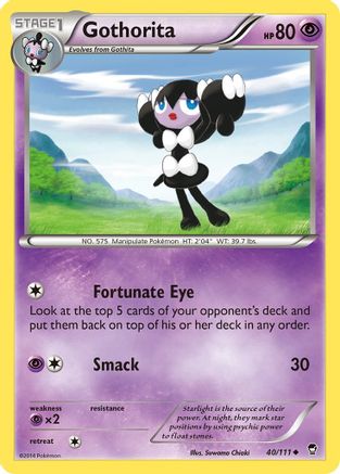 Gothorita (040/111) Reverse Holofoil [Furious Fists] - Uncommon
