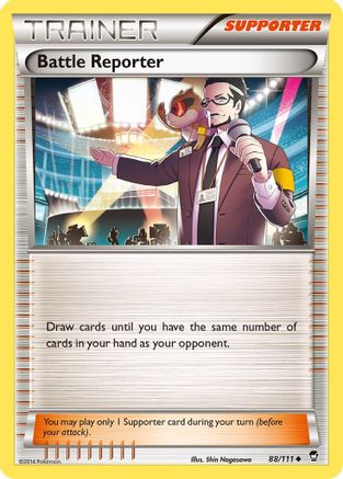 Battle Reporter (088/111) Reverse Holofoil [Furious Fists] - Uncommon