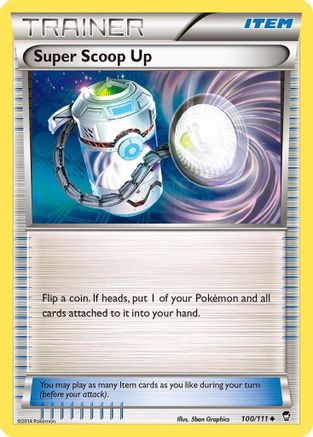 Super Scoop Up (100/111) Reverse Holofoil [Furious Fists] - Uncommon