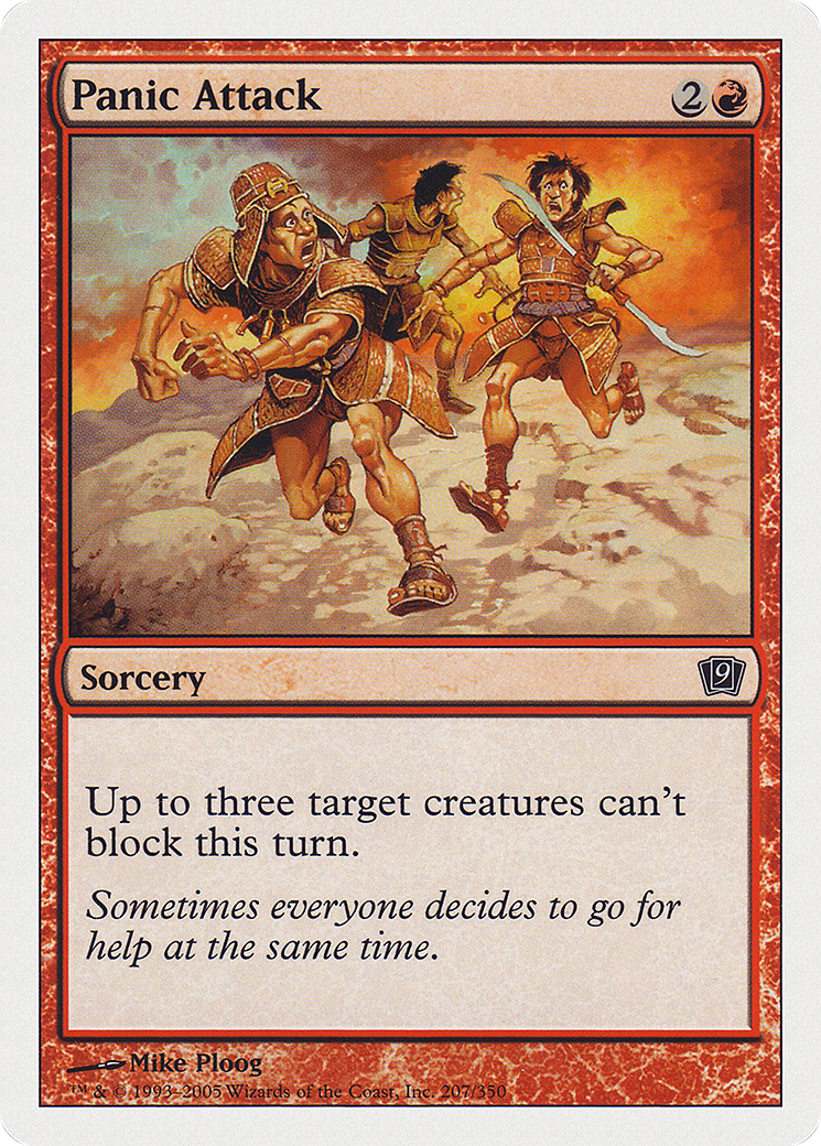 Panic Attack (9ED-207) - 9th Edition Foil