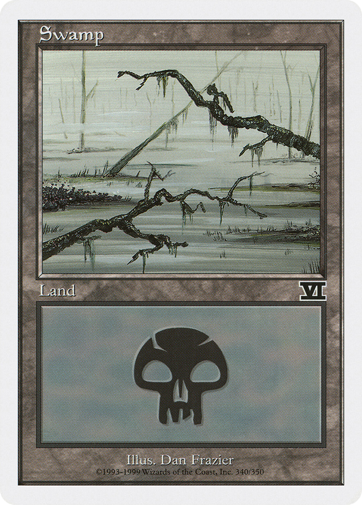 Swamp (340) (6ED-340) - Classic Sixth Edition