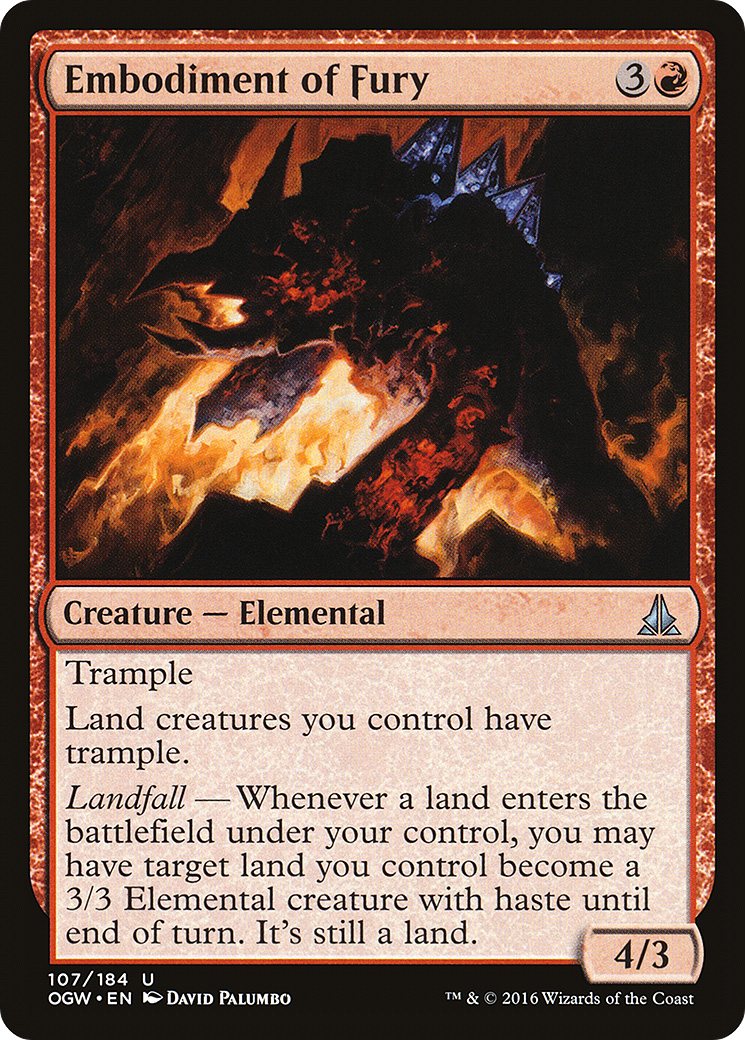 Embodiment of Fury (OGW-107) - Oath of the Gatewatch Foil