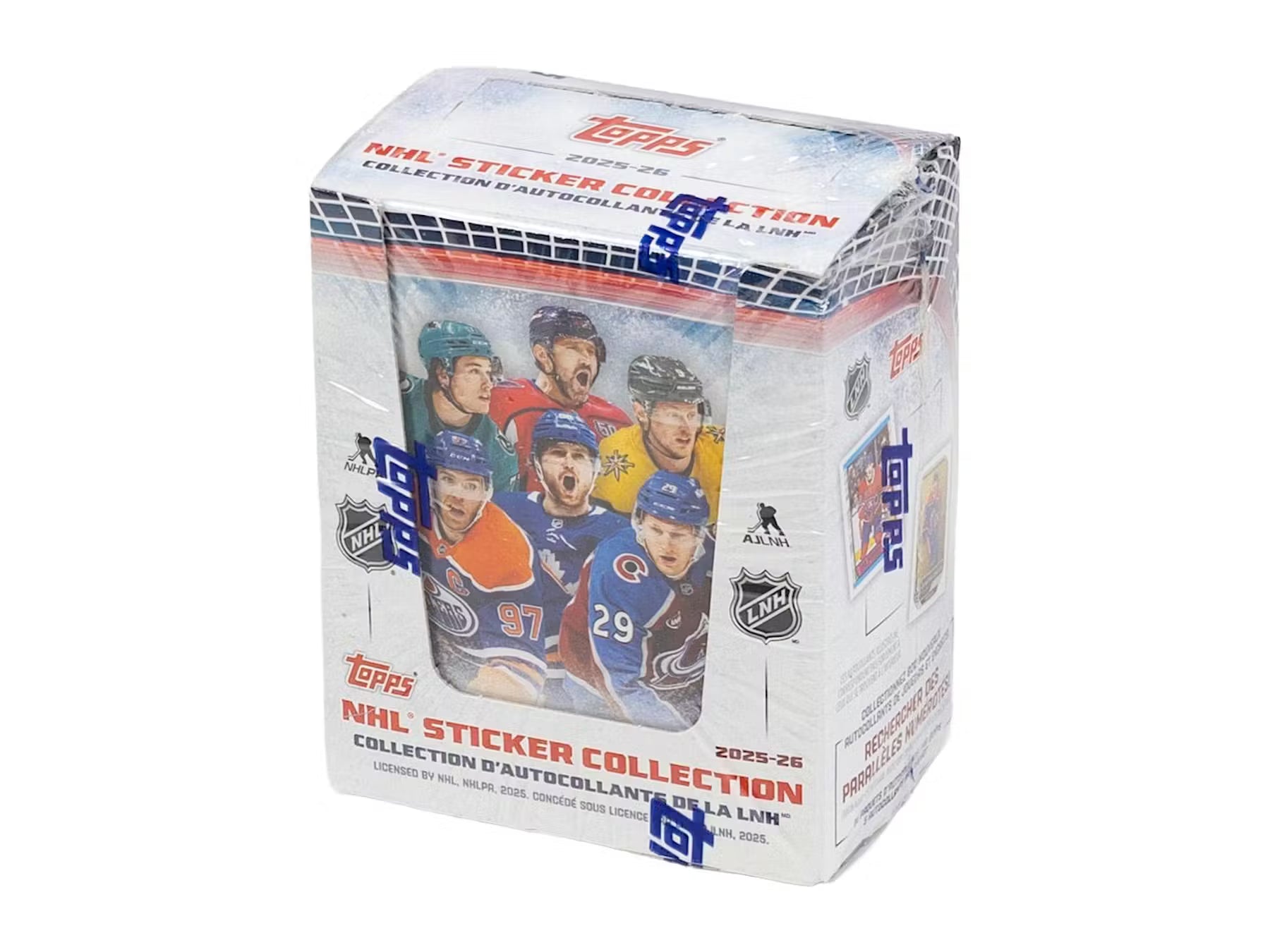 2025-26 Topps NHL Sticker Packet Box
