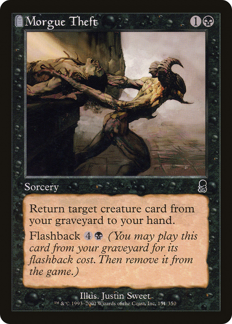Morgue Theft (ODY-151) - Odyssey: (tombstone) Foil