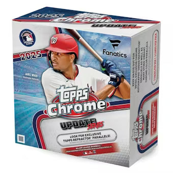 2025 Topps Chrome Update Baseball Fanatics Exclusive Mega Box