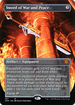 Sword of War and Peace (Borderless) (2XM-367) - Double Masters Foil