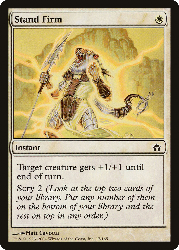 Stand Firm (5DN-017) - Fifth Dawn Foil