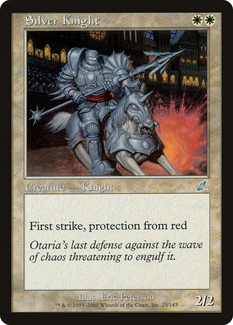 Silver Knight (SCG-023) - Scourge Foil