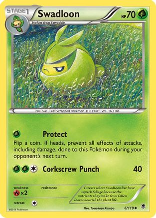 Swadloon (006/119) Reverse Holofoil [Phantom Forces] - Uncommon