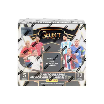 2025-26 Panini Select Road to the FIFA World Cup Hobby Box
