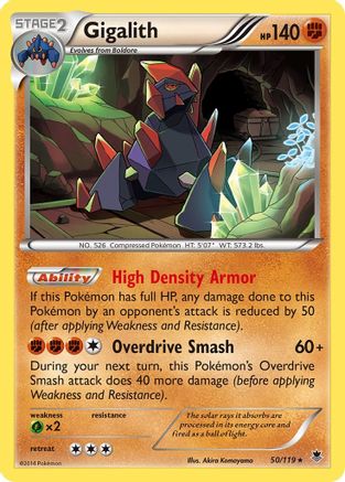 Gigalith (50/119) Holofoil [Phantom Forces] - Holo Rare