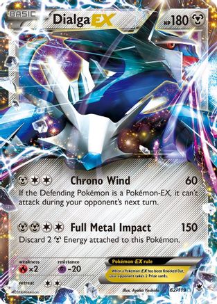 Dialga EX (062/119) Holofoil [Phantom Forces] - Ultra Rare