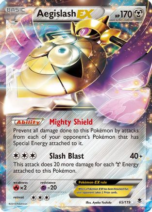 Aegislash EX (065/119) Holofoil [Phantom Forces] - Ultra Rare