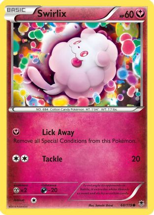Swirlix (068/119) Reverse Holofoil [Phantom Forces] - Common