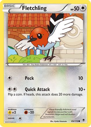 Fletchling (89/119) [Phantom Forces] - Common