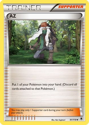 AZ (091/119) Reverse Holofoil [Phantom Forces] - Uncommon