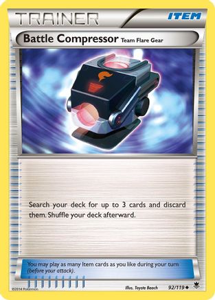 Battle Compressor (092/119) Reverse Holofoil [Phantom Forces] - Uncommon