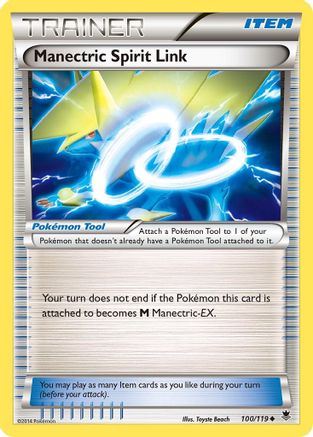 Manectric Spirit Link (100/119) Reverse Holofoil [Phantom Forces] - Uncommon