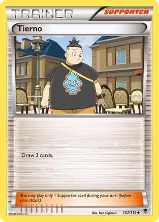 Tierno (107/119) Reverse Holofoil [Phantom Forces] - Uncommon