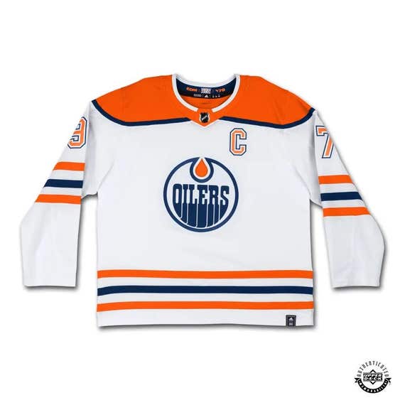Connor McDavid Autographed White Adidas Edmonton Oilers Reverse Retro Jersey (Upper Deck Authenticated)