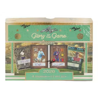 2026 Leaf Glory of the Game Soccer Hobby Box