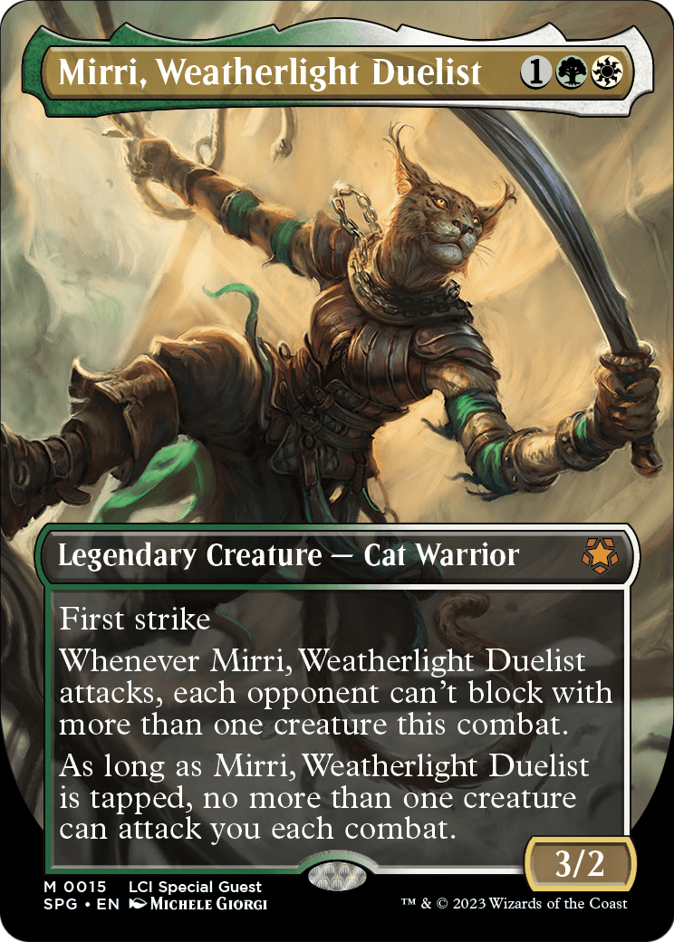 Mirri, Weatherlight Duelist (Borderless) (SPG-015) - Special Guests Foil