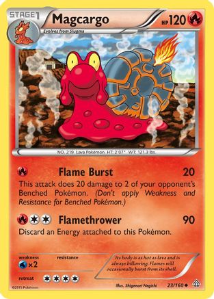 Magcargo (23/160) [Primal Clash] - Uncommon