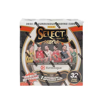 2025-26 Panini Select Euroleague Basketball Mega Box