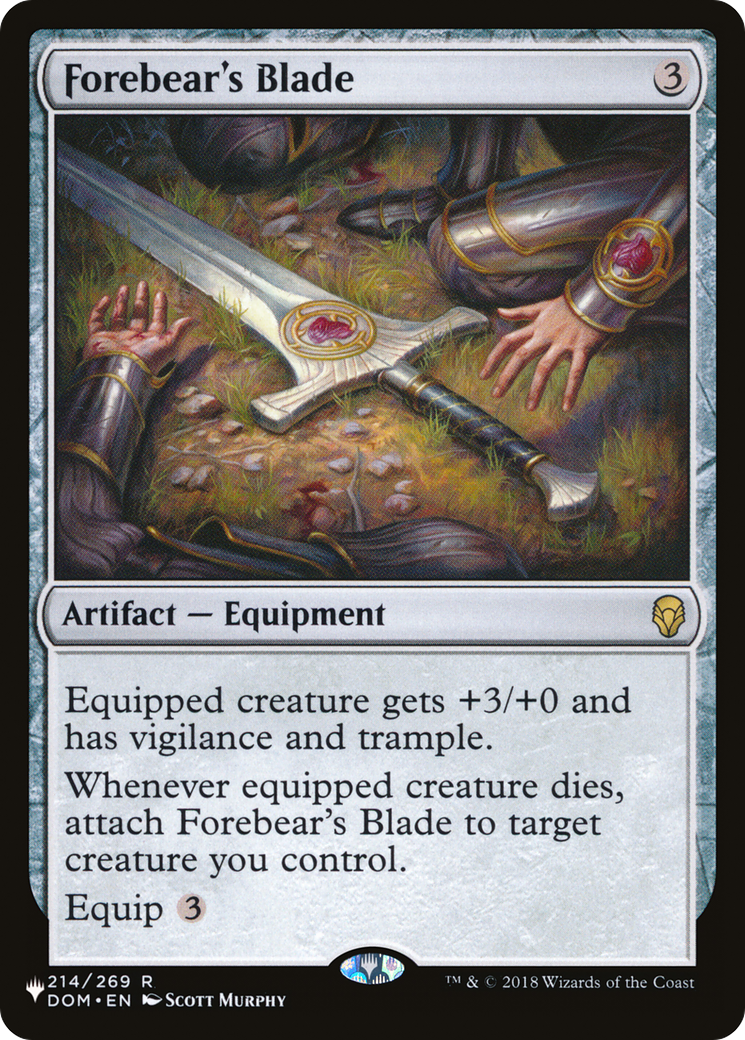 Forebear's Blade (LIST-214/269) - The List