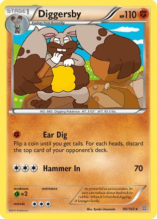 Diggersby (90/160) [Primal Clash] - Rare