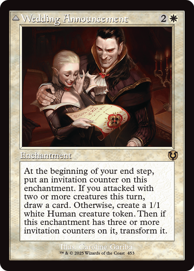Wedding Announcement (Retro Frame) (INR-453) - Innistrad Remastered Foil