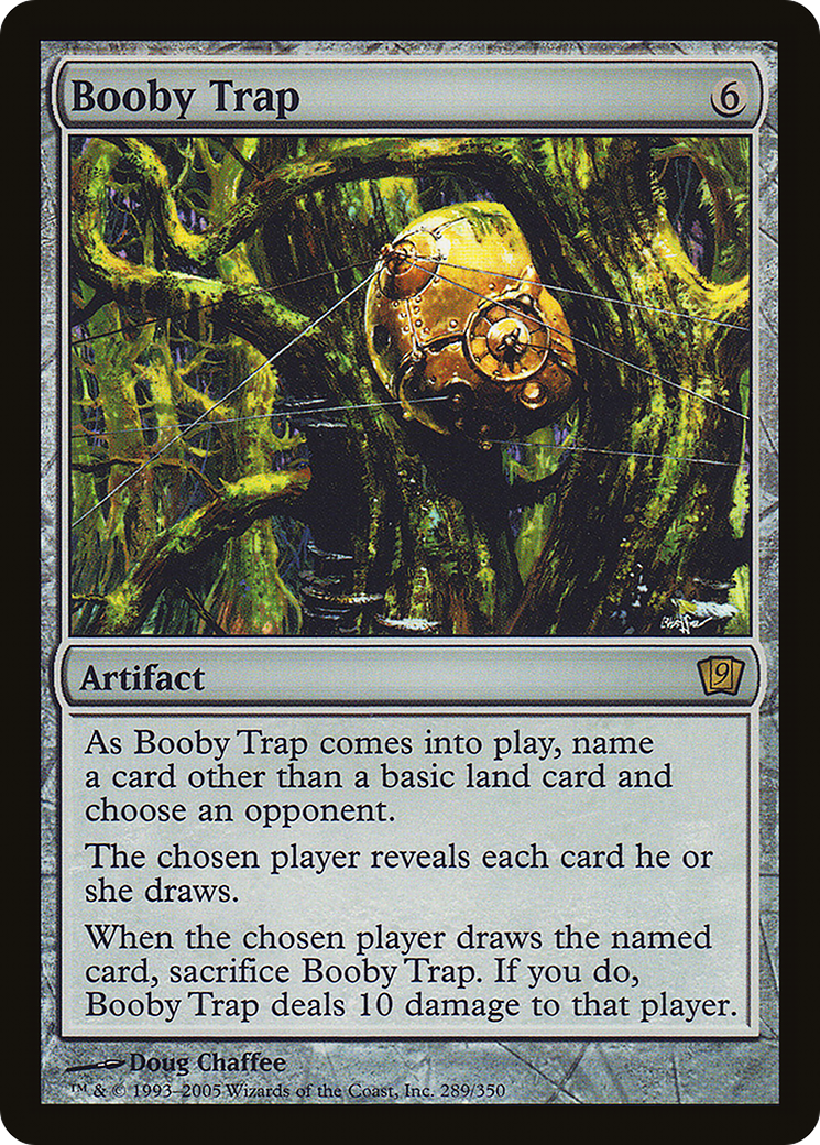 Booby Trap (9ED-289) - 9th Edition Foil
