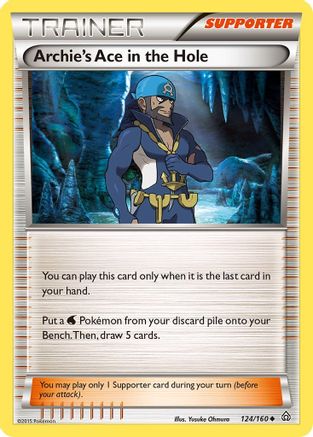 Archie's Ace in the Hole (124/160) Reverse Holofoil [Primal Clash] - Uncommon