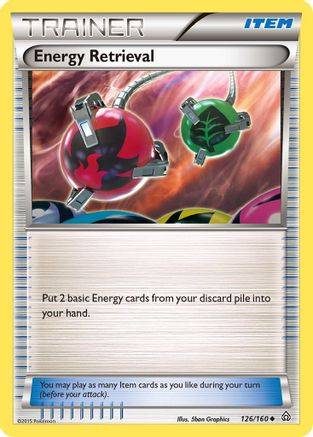 Energy Retrieval (126/160) Reverse Holofoil [Primal Clash] - Uncommon