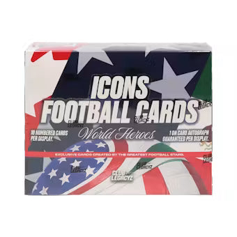 2026 Club Legacyz Icons Football World Heroes Hobby Box (4th Edition)