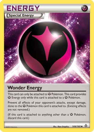 Wonder Energy (144/160) Reverse Holofoil [Primal Clash] - Uncommon