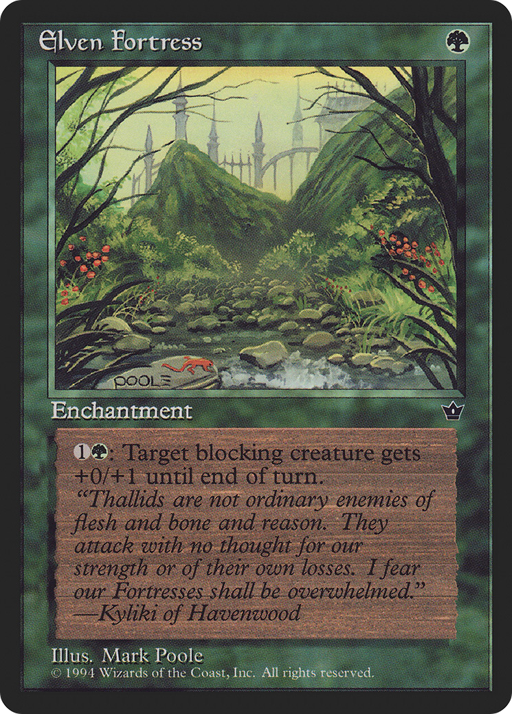 Elven Fortress (Poole) (FEM-) - Fallen Empires