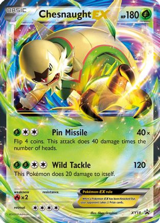 Chesnaught EX (XY18/211) Holofoil [XY Promos] - Promo