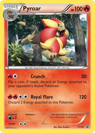 Pyroar (XY26/211) Holofoil [XY Promos] - Promo