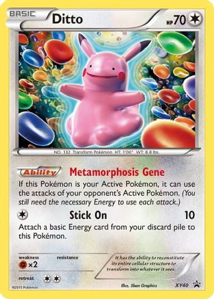 Ditto (XY40/211) Holofoil [XY Promos] - Promo