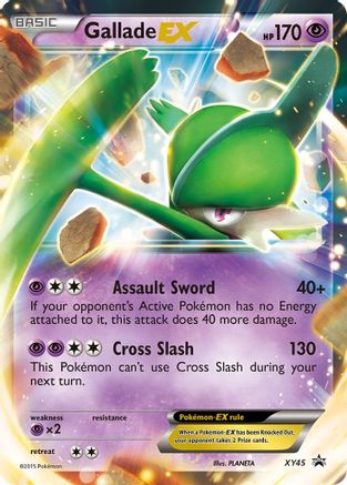 Gallade EX (XY45/211) Holofoil [XY Promos] - Promo