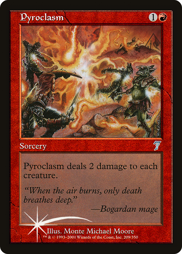Pyroclasm (7ED-209) - 7th Edition Foil