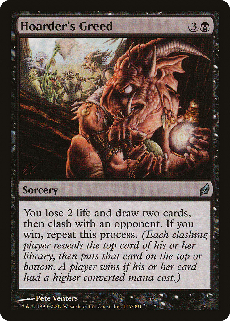 Hoarder's Greed (LRW-117) - Lorwyn Foil
