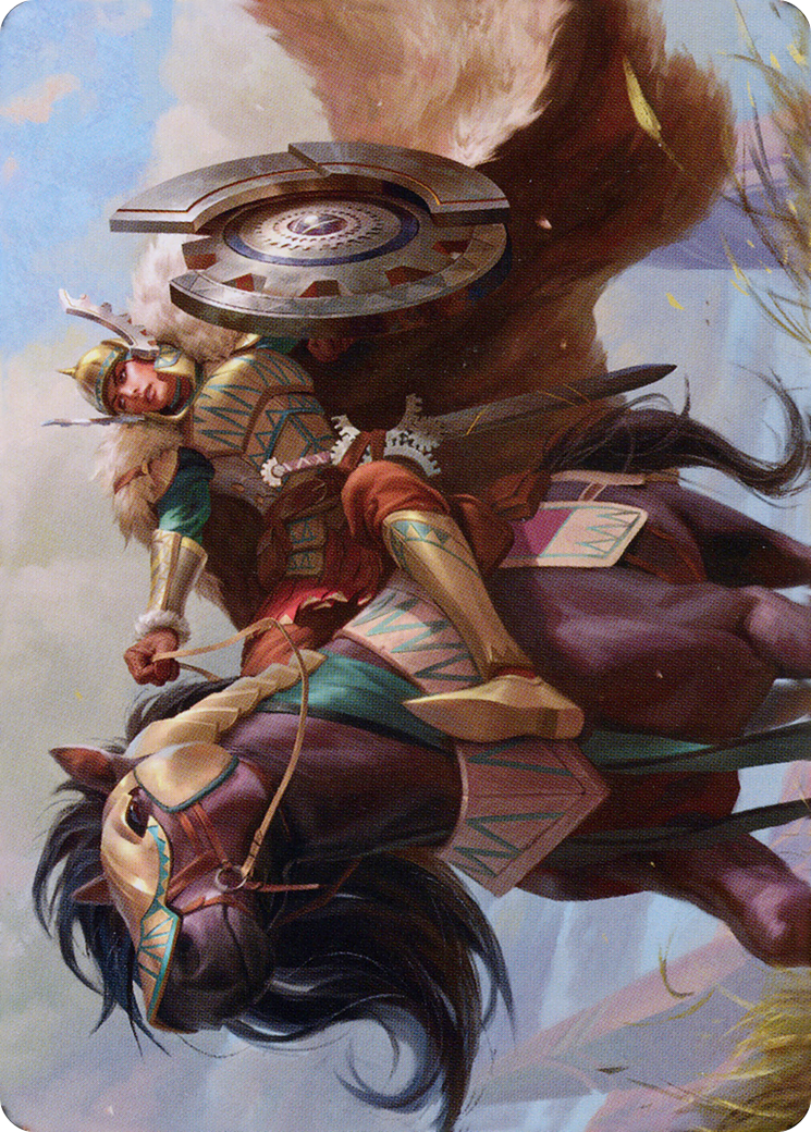 Knight of Dawn's Light // Knight of Dawn's Light (ADMU-010) - Dominaria United Art Series (Borderless)