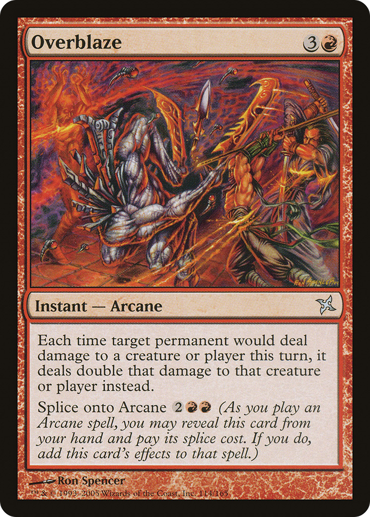 Overblaze (BOK-114) - Betrayers of Kamigawa Foil
